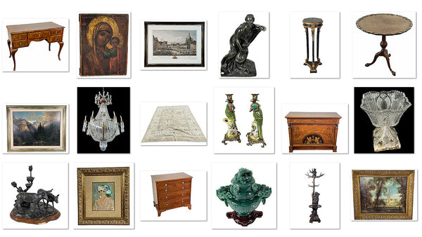 June 25th @ 11 AM - Fine Art & Antiques Online Auction (Sunday)